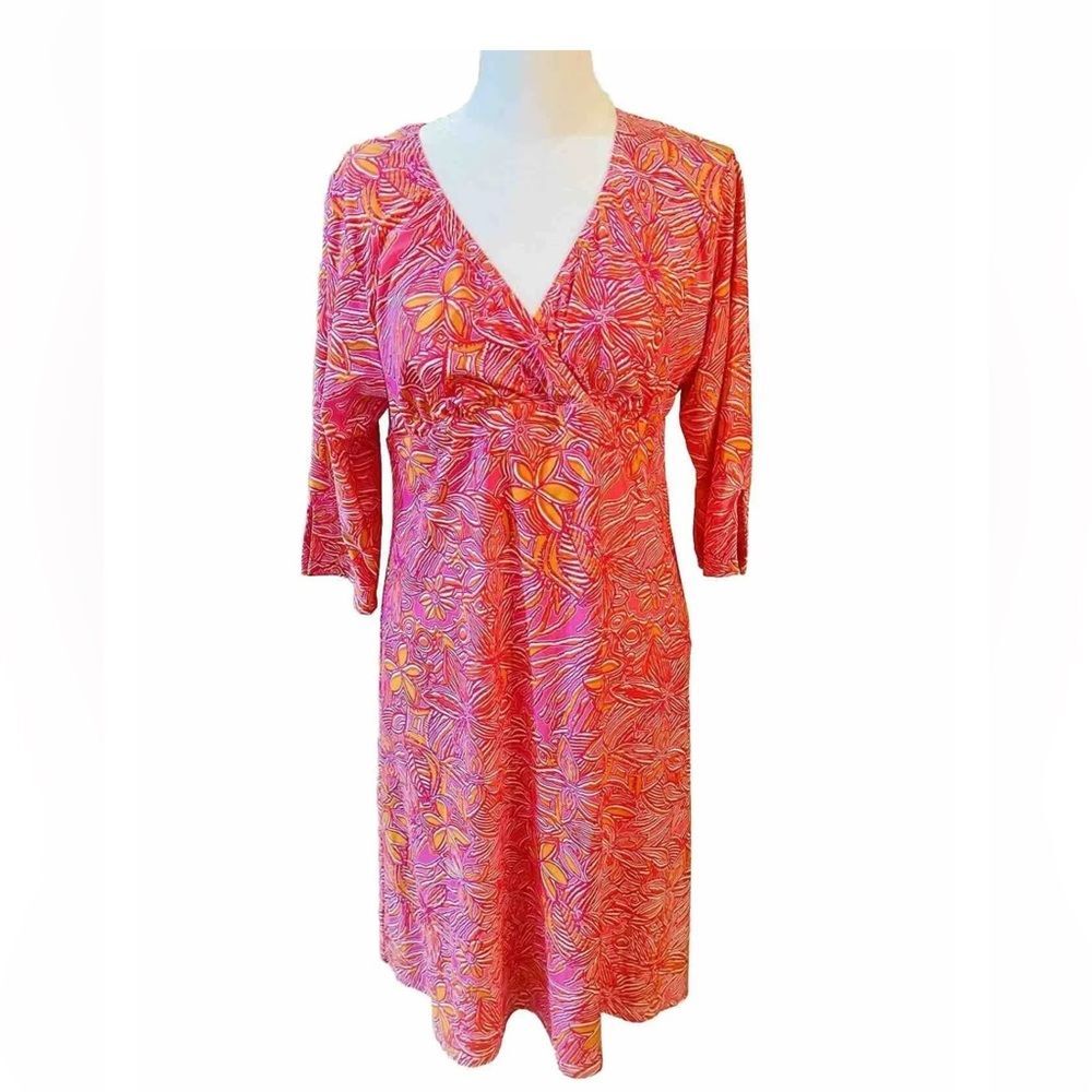 COPY - Expanded Beach Dress No Brand Tag USA Made Colorful Women’s L